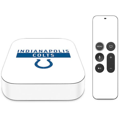 NFL Indianapolis Colts White Performance Series Apple TV Skin