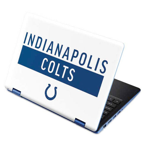NFL Indianapolis Colts White Performance Series Aspire R11 11.6in Skin