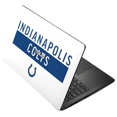 NFL Indianapolis Colts White Performance Series Asus X502CA 15.6 Skin