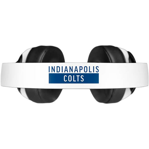 NFL Indianapolis Colts White Performance Series Beats Solo Pro Skin