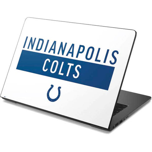 NFL Indianapolis Colts White Performance Series Dell Chromebook Skin