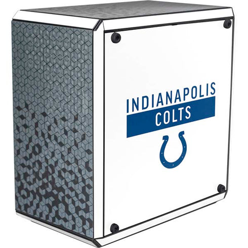 NFL Indianapolis Colts White Performance Series Cooler Master MasterBox Q300L Mini Tower Skin