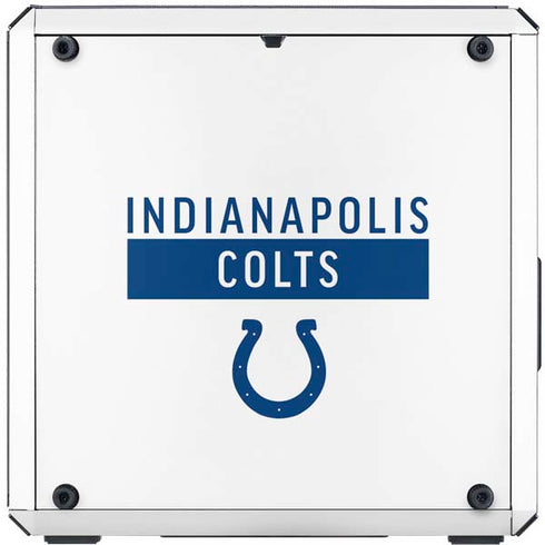 NFL Indianapolis Colts White Performance Series Cooler Master MasterBox Q300L Mini Tower Skin