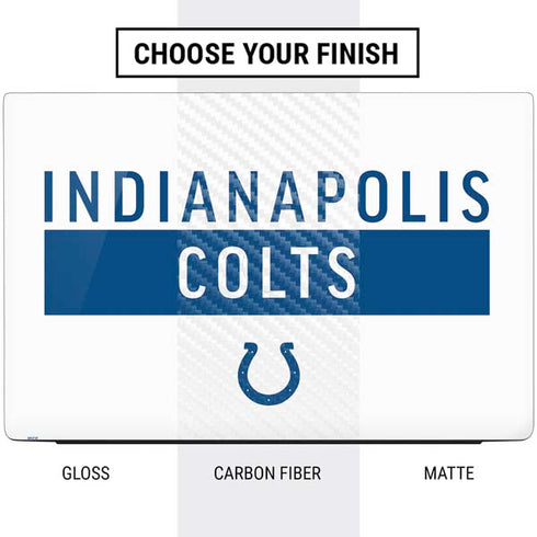 NFL Indianapolis Colts White Performance Series Dell Vostro Skin