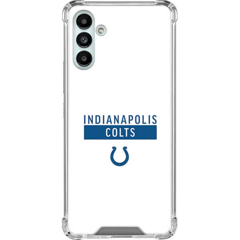 NFL Indianapolis Colts White Performance Series Galaxy A13 5G Clear Case