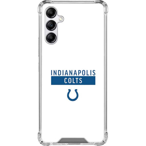 NFL Indianapolis Colts White Performance Series Galaxy A14 5G Clear Case