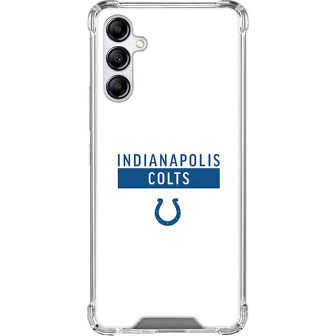 NFL Indianapolis Colts White Performance Series Galaxy A15 5G Clear Case