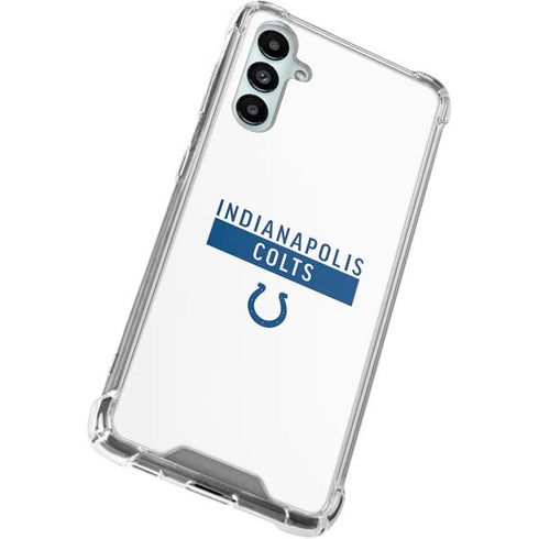 NFL Indianapolis Colts White Performance Series Galaxy A15 5G Clear Case