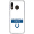 NFL Indianapolis Colts White Performance Series Galaxy A20 Clear Case