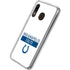 NFL Indianapolis Colts White Performance Series Galaxy A20 Clear Case