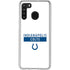 NFL Indianapolis Colts White Performance Series Galaxy A21 Clear Case