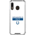 NFL Indianapolis Colts White Performance Series Galaxy A30 Clear Case
