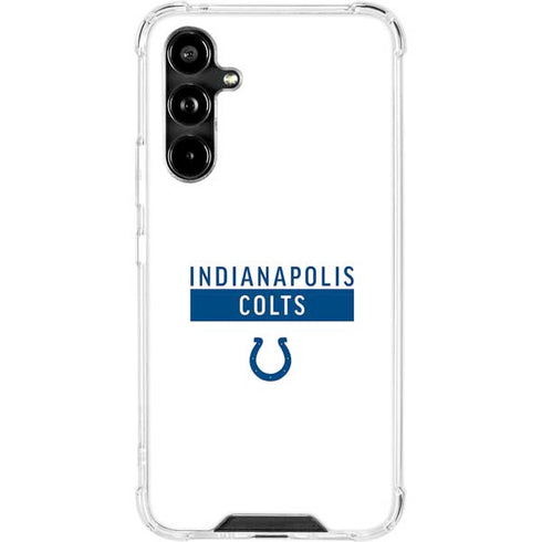 NFL Indianapolis Colts White Performance Series Galaxy A54 5G Clear Case