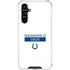 NFL Indianapolis Colts White Performance Series Galaxy A54 5G Clear Case