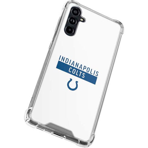 NFL Indianapolis Colts White Performance Series Galaxy A54 5G Clear Case