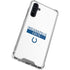 NFL Indianapolis Colts White Performance Series Galaxy A54 5G Clear Case