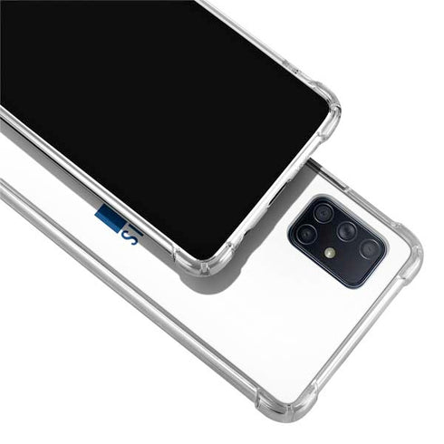 NFL Indianapolis Colts White Performance Series Galaxy A71 5G Clear Case