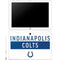 NFL Indianapolis Colts White Performance Series Galaxy Book 12in Skin