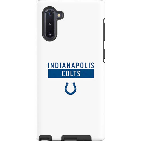 NFL Indianapolis Colts White Performance Series Galaxy Note 10 Pro Case