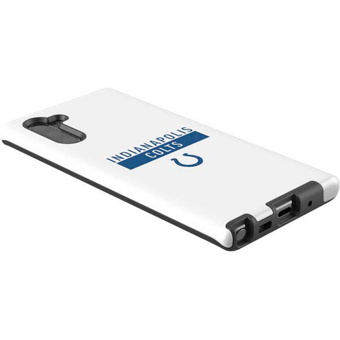 NFL Indianapolis Colts White Performance Series Galaxy Note 10 Pro Case