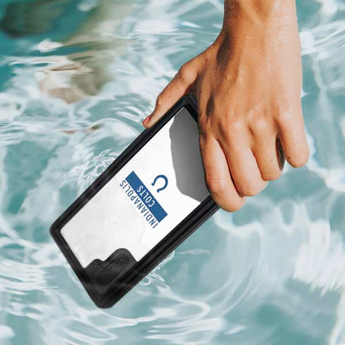 NFL Indianapolis Colts White Performance Series Galaxy Note 10 Waterproof Case