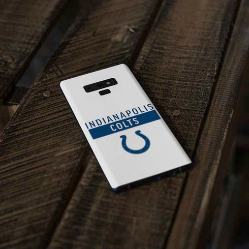 NFL Indianapolis Colts White Performance Series Galaxy Note 9 Skin