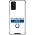 NFL Indianapolis Colts White Performance Series Galaxy Note20 5G Clear Case