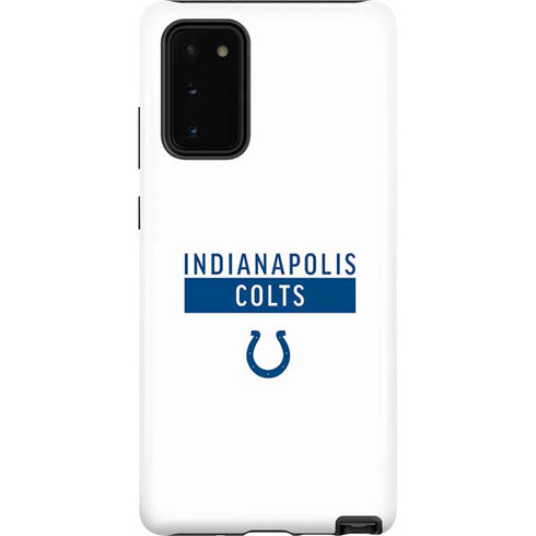 NFL Indianapolis Colts White Performance Series Galaxy Note20 5G Pro Case