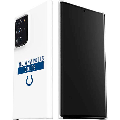 NFL Indianapolis Colts White Performance Series Galaxy Note20 Ultra 5G Lite Case