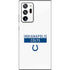 NFL Indianapolis Colts White Performance Series Galaxy Note20 Ultra 5G Skin