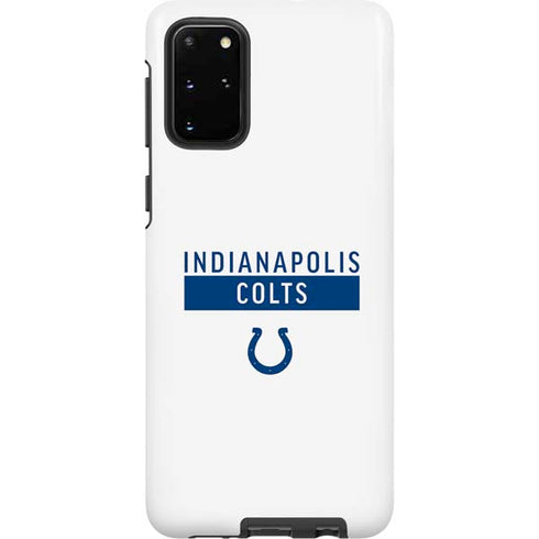 NFL Indianapolis Colts White Performance Series Galaxy S20 Plus Pro Case