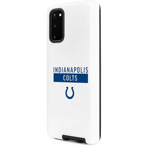 NFL Indianapolis Colts White Performance Series Galaxy S20 Pro Case