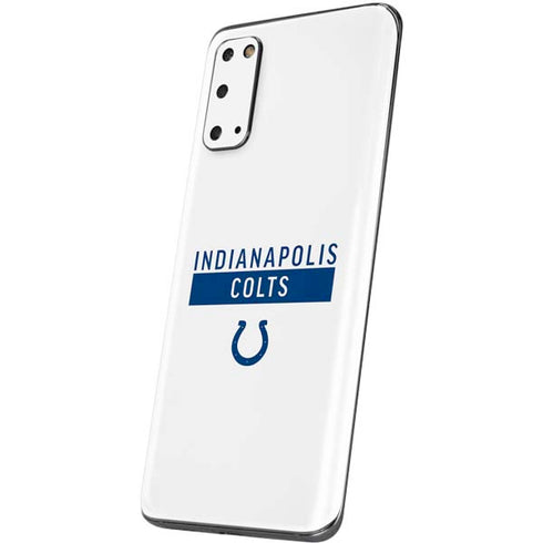 NFL Indianapolis Colts White Performance Series Galaxy S20 Skin
