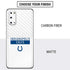 NFL Indianapolis Colts White Performance Series Galaxy S20 Skin
