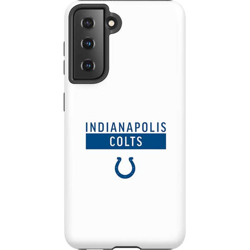 NFL Indianapolis Colts White Performance Series Galaxy S21 5G Pro Case
