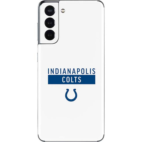 NFL Indianapolis Colts White Performance Series Galaxy S21 5G Skin