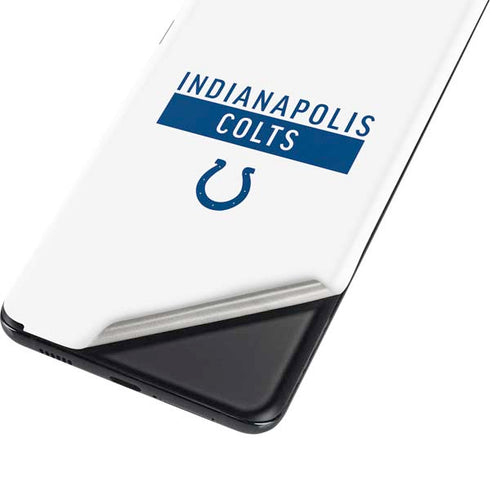 NFL Indianapolis Colts White Performance Series Galaxy S21 5G Skin