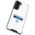 NFL Indianapolis Colts White Performance Series Galaxy S21 FE Clear Case