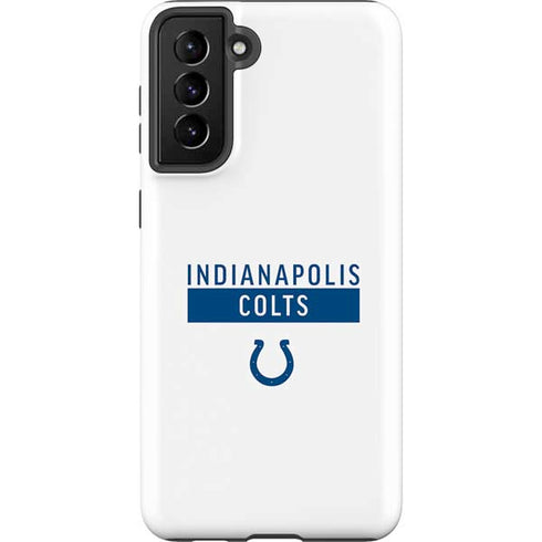 NFL Indianapolis Colts White Performance Series Galaxy S21 Plus 5G Pro Case
