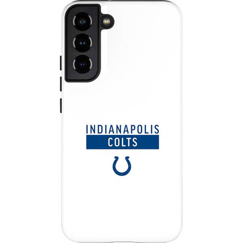 NFL Indianapolis Colts White Performance Series Galaxy S22 Plus Pro Case