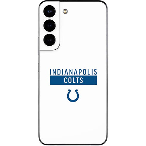NFL Indianapolis Colts White Performance Series Galaxy S22 Skin