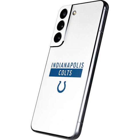 NFL Indianapolis Colts White Performance Series Galaxy S22 Skin