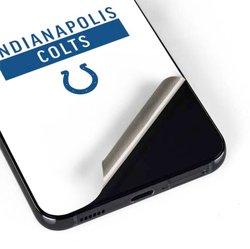 NFL Indianapolis Colts White Performance Series Galaxy S22 Skin