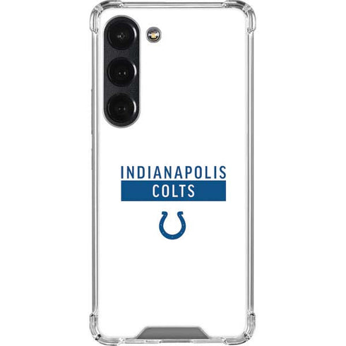 NFL Indianapolis Colts White Performance Series Galaxy S23 Clear Case