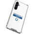 NFL Indianapolis Colts White Performance Series Galaxy S23 FE Clear Case