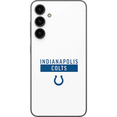 NFL Indianapolis Colts White Performance Series Galaxy S23 FE Skin