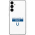NFL Indianapolis Colts White Performance Series Galaxy S23 FE Skin