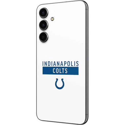 NFL Indianapolis Colts White Performance Series Galaxy S23 FE Skin