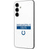 NFL Indianapolis Colts White Performance Series Galaxy S23 FE Skin