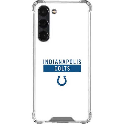 NFL Indianapolis Colts White Performance Series Galaxy S23 Plus Clear Case